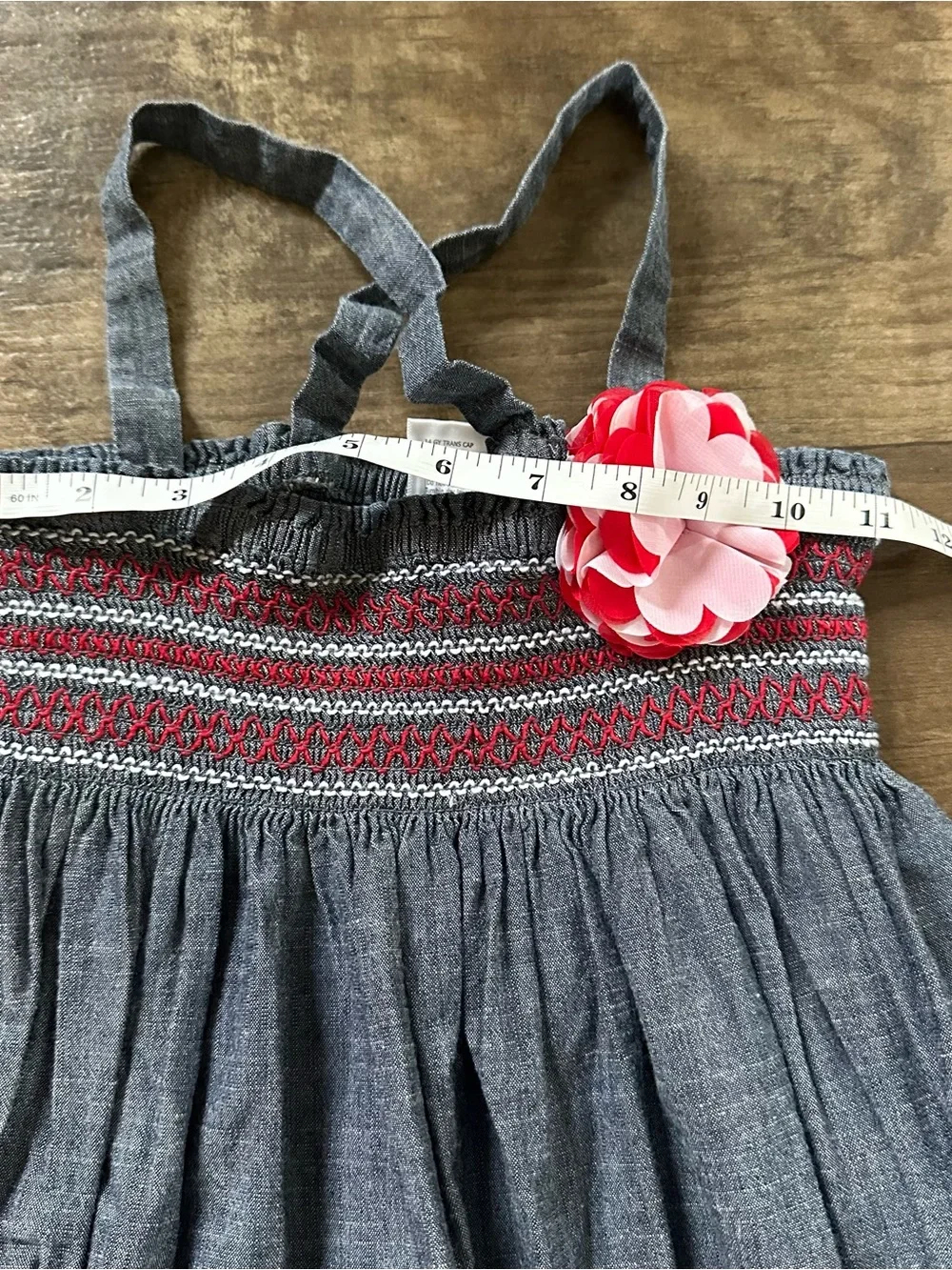 Gymboree Denim dress with flower